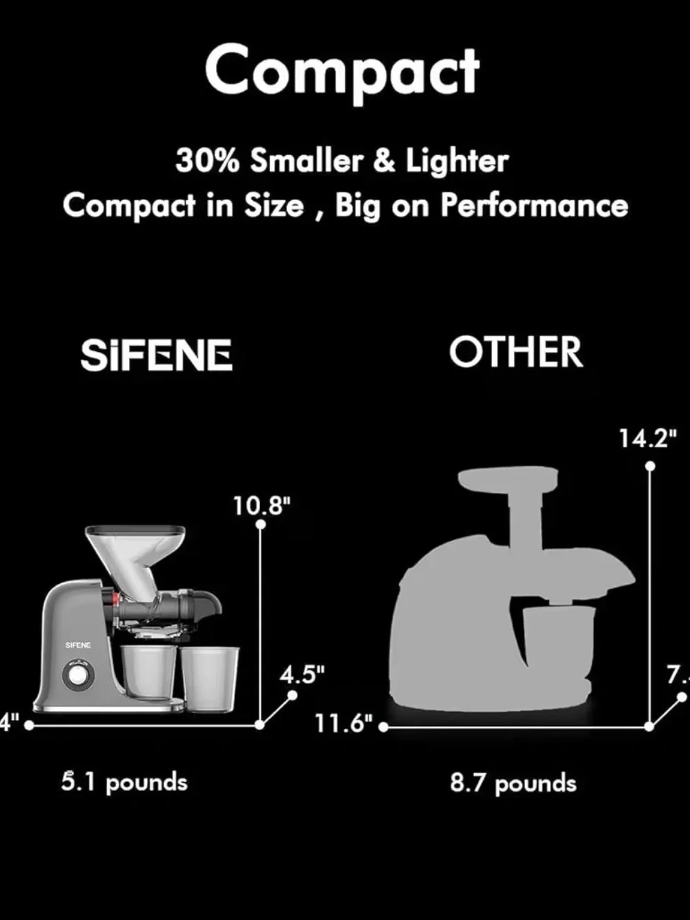 SiFENE Cold Press Juicer Machine